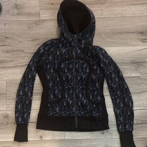 Lululemon Geometric Patterned Zipper Hoodie